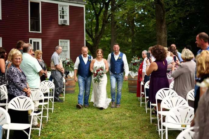 Walking down the aisle