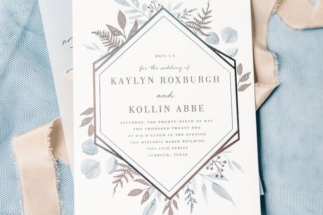 Dusty Blue Spring Wedding