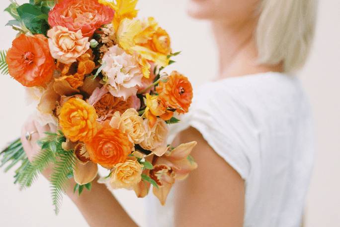 Sunset hue bouquet