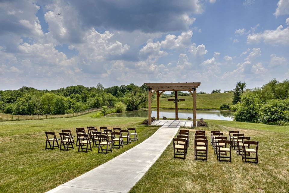 Open-air ceremony site