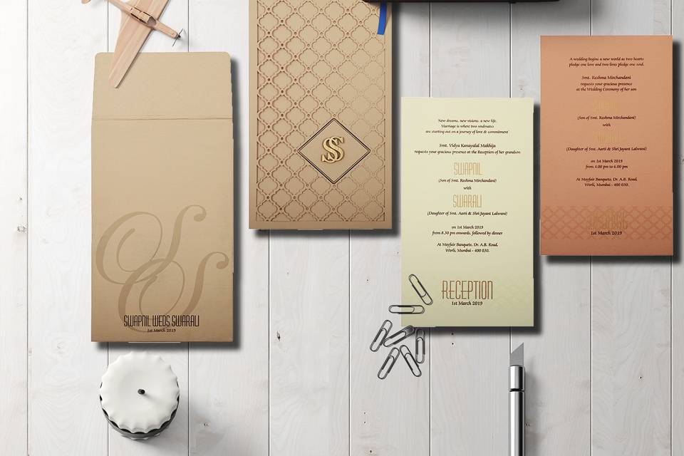 Laser Cut Wedding Invitations