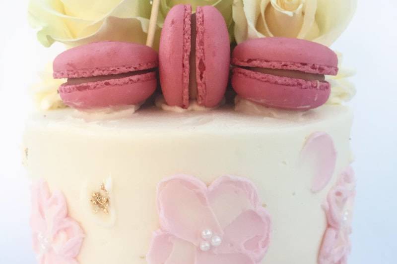 Pink macaroons