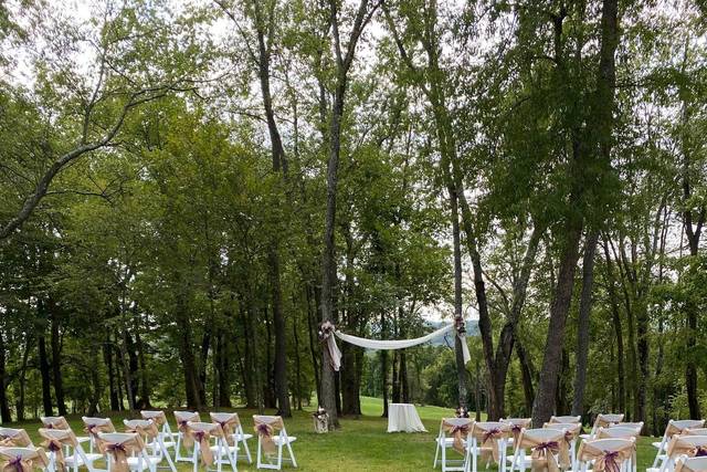 Wedding in the woods