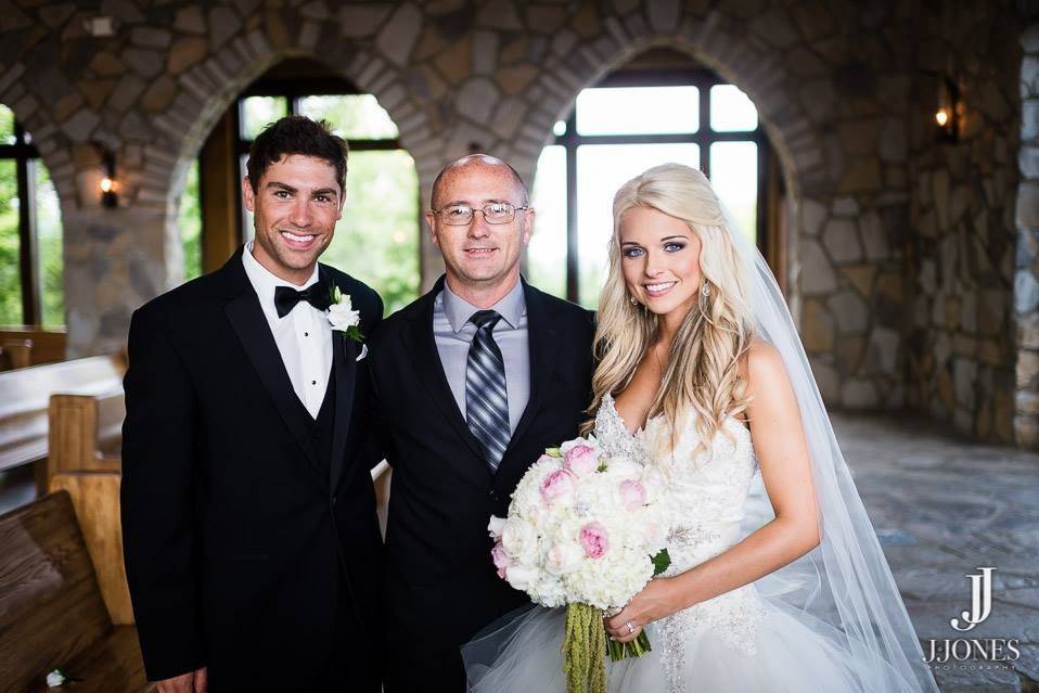 Newlyweds and the reverend