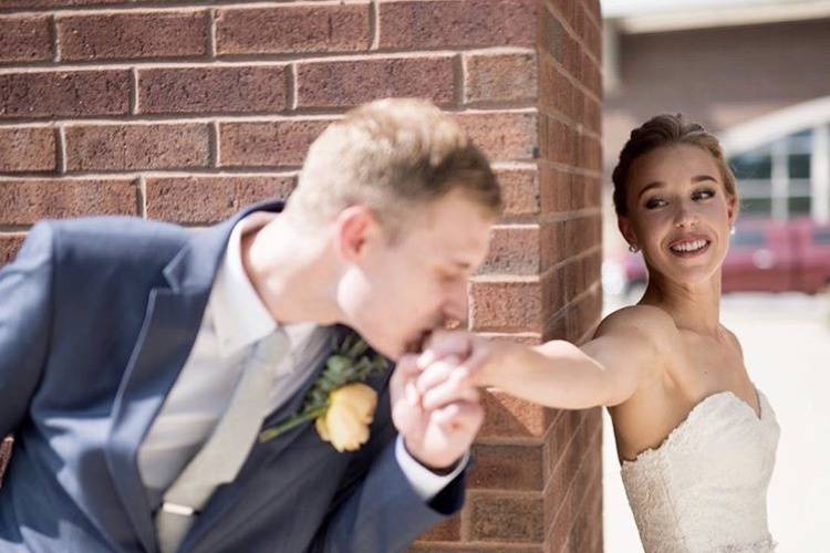 Hand kiss | Photo by Wampler Photography