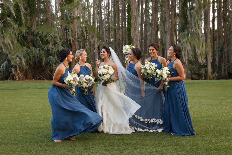 Bridal Photos on our 18th Fairway