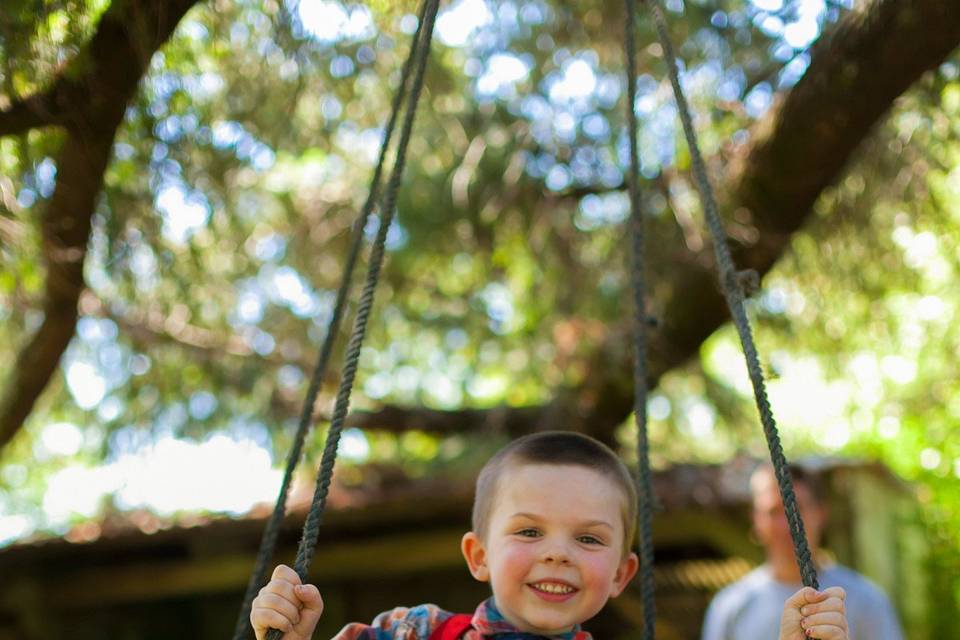 Cutie on a Swing