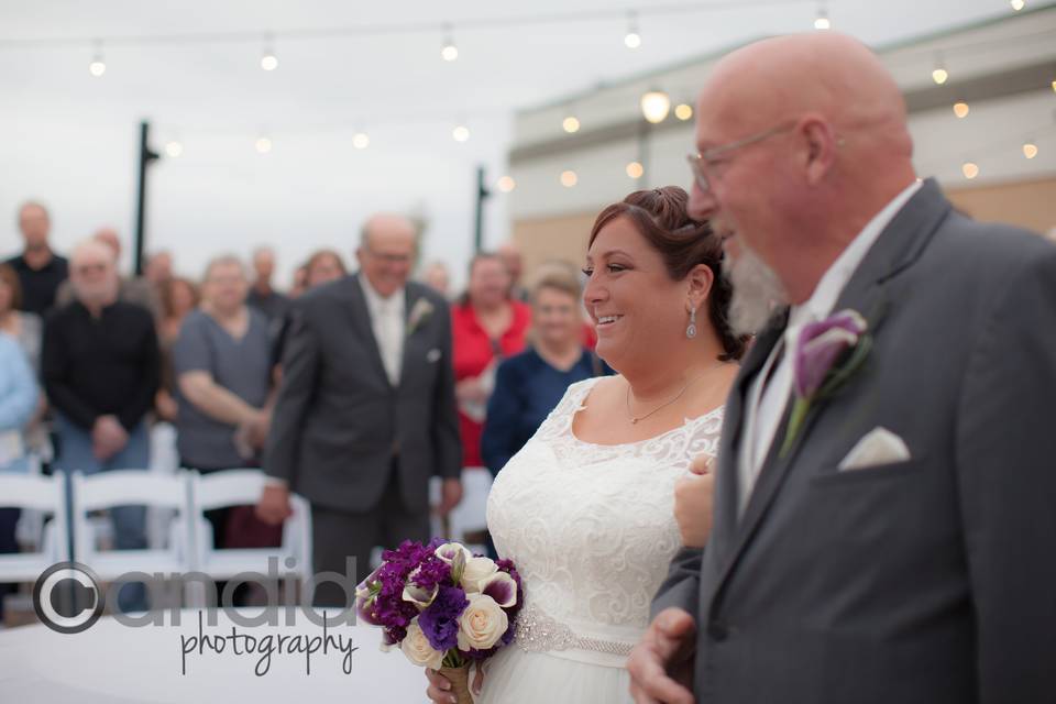 Walking down the aisle