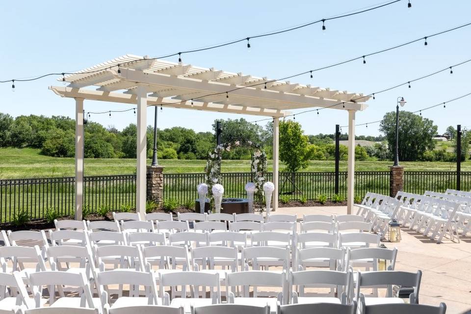 Outdoor wedding venue