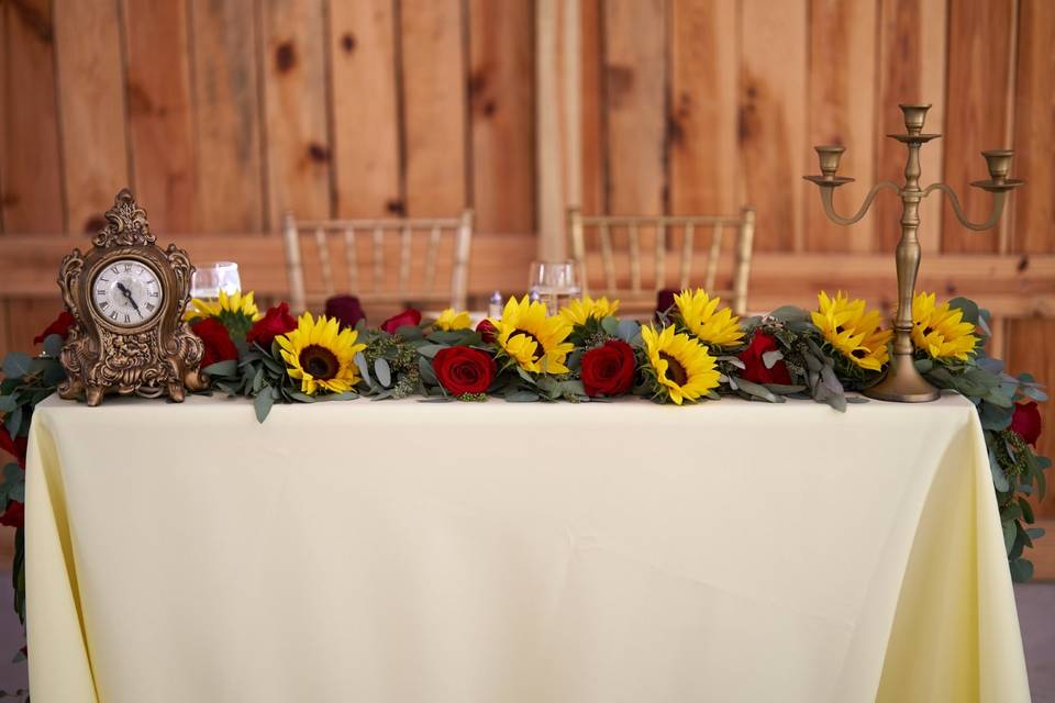 Sweetheart centerpiece