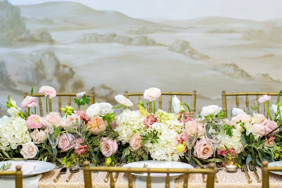 Wedding tablescape