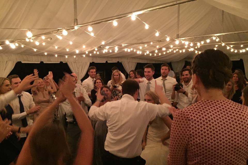 Wedding dance party