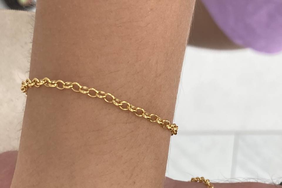Gold Couple's bracelets