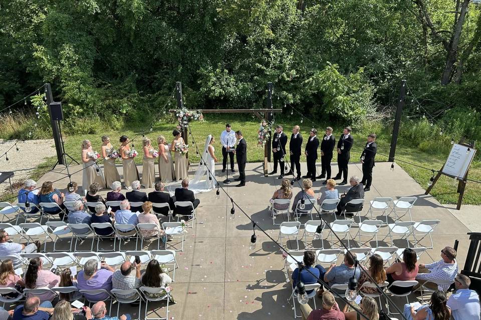 Outdoor ceremony