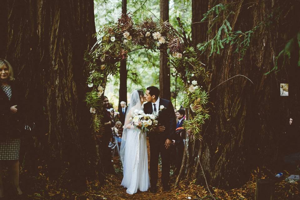 Forest wedding Bethany Carlson