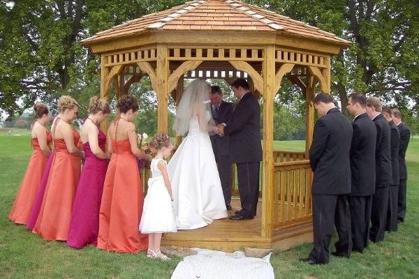 Gazebo Wedding Ceremony