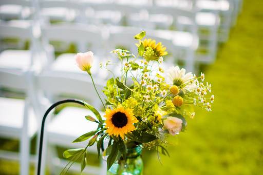 Wedding aisle decor