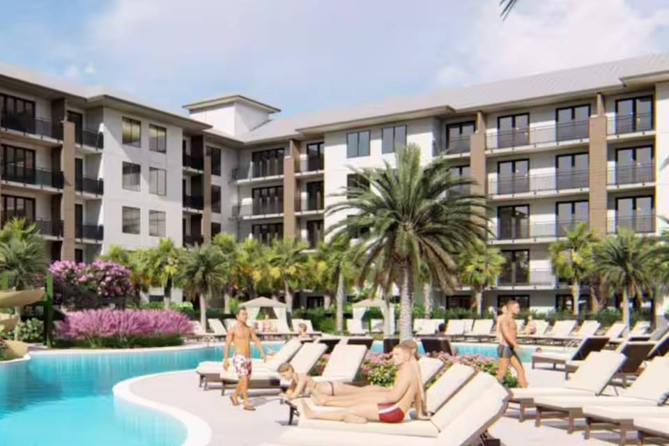 View of the pool