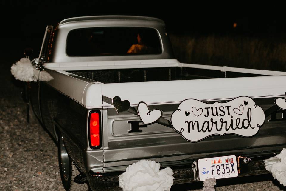 Just married