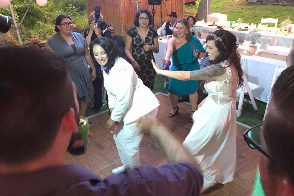 The Brides Getting Down