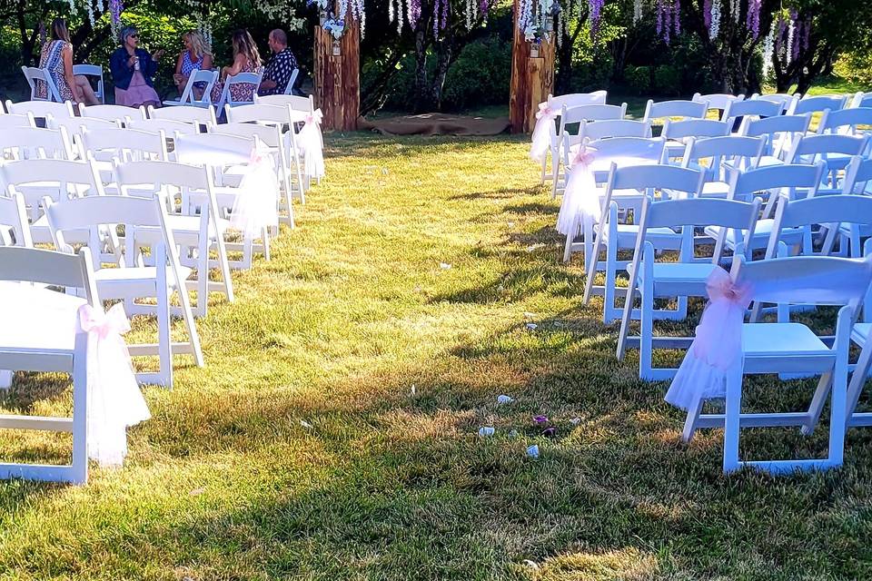 Outdoor wedding