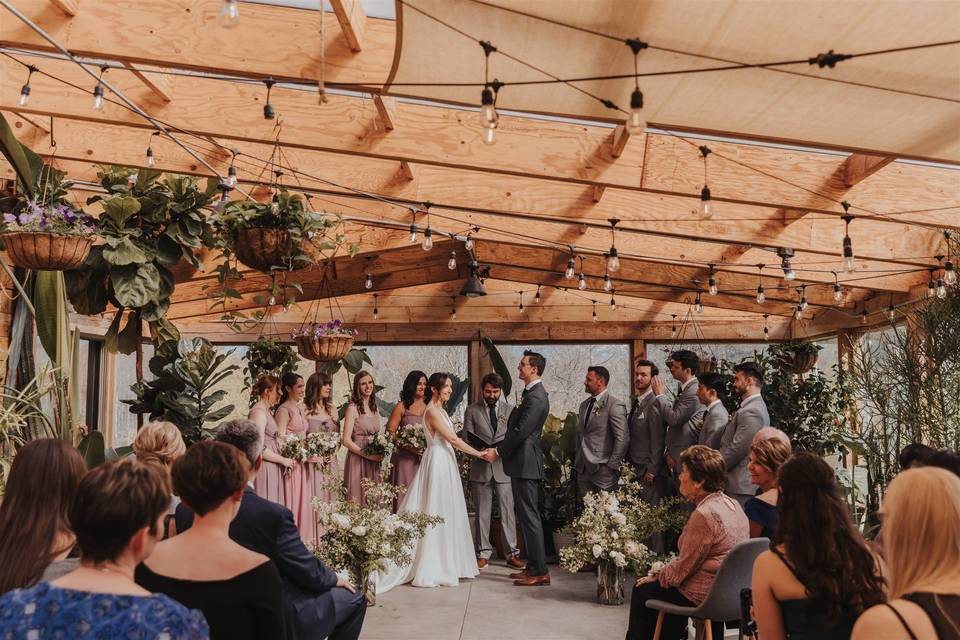 Greenhouse Ceremony