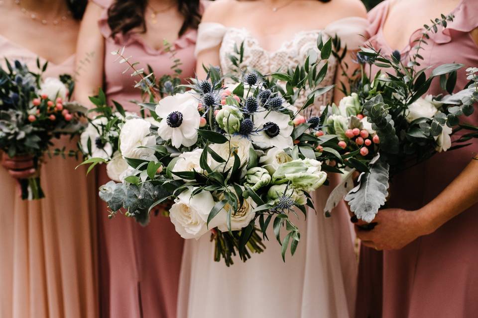 Bride + Bridesmaids