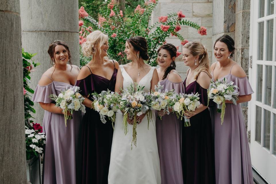 Bride + Bridesmaids