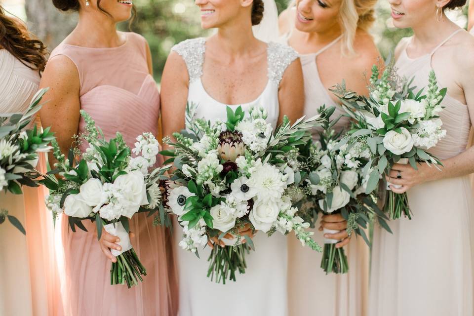 Bride + Bridesmaids