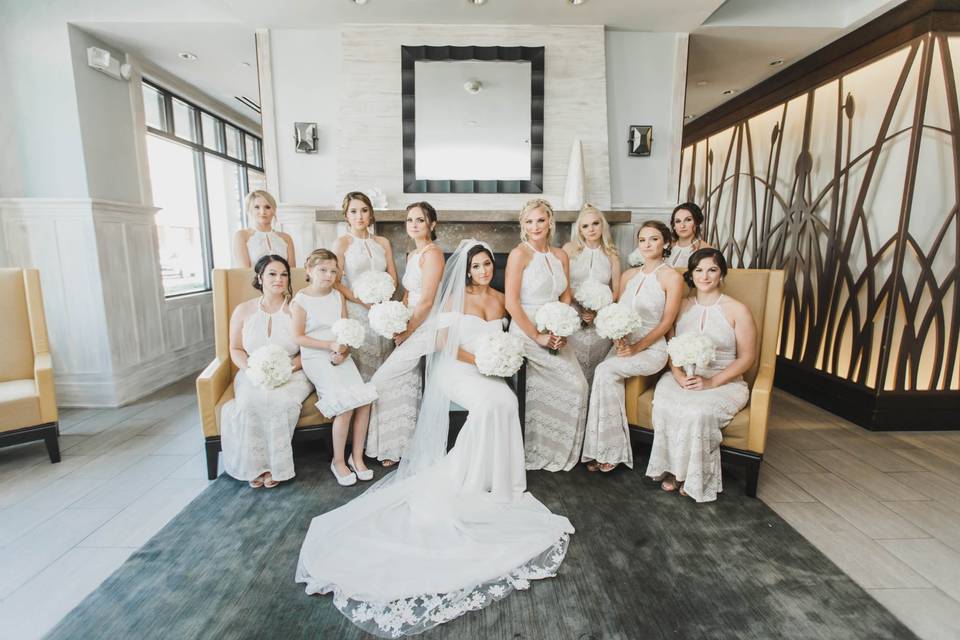 Bride + Bridesmaids