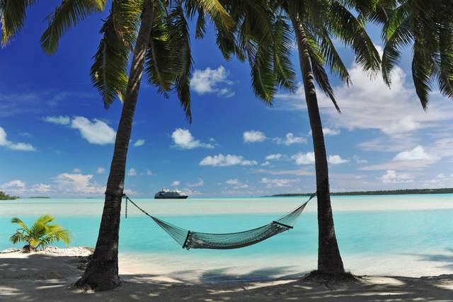 Hammock on a beach