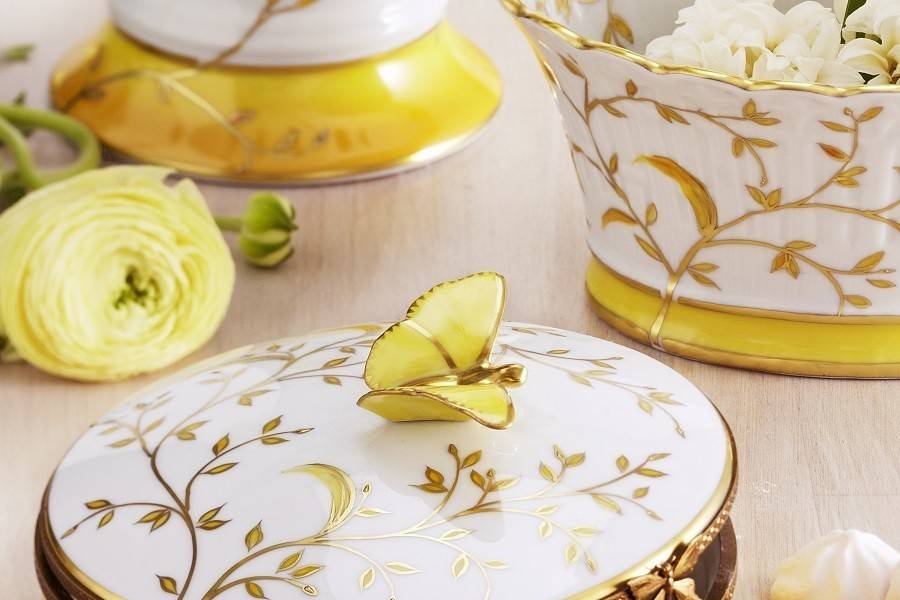 Luxury hand-painted Limoges Porcelain