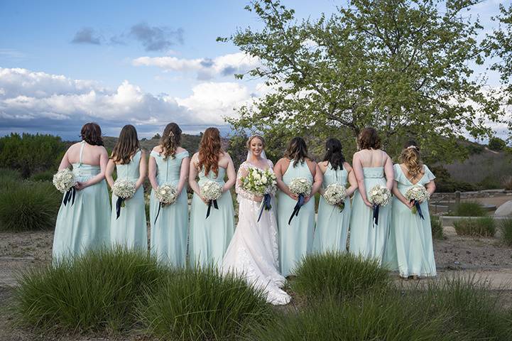 A Bride and Her Entourage