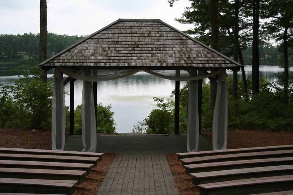 Gazebo wedding ceremony venue