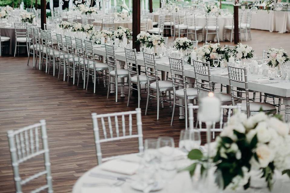 Sailcloth Floral Wedding