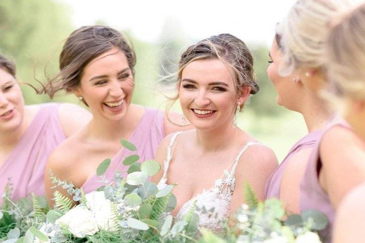 Bride & Bridesmaids