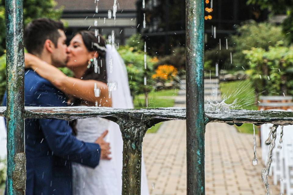 Fountain at ceremony