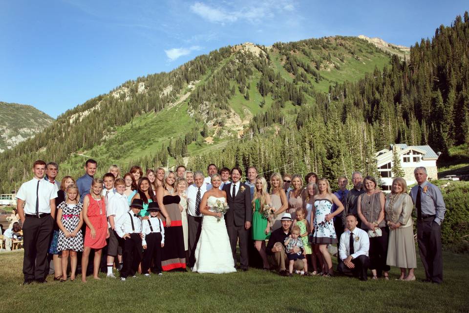 Wedding group picture