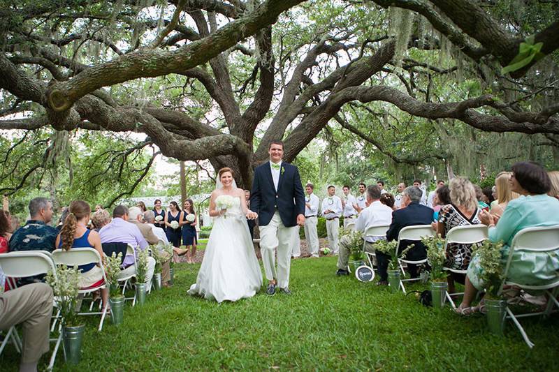 Walking down the isle