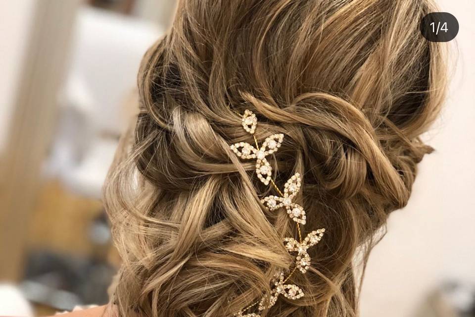 Intricate hairstyle