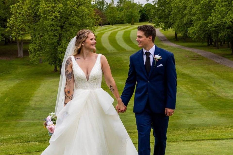 Bride and groom