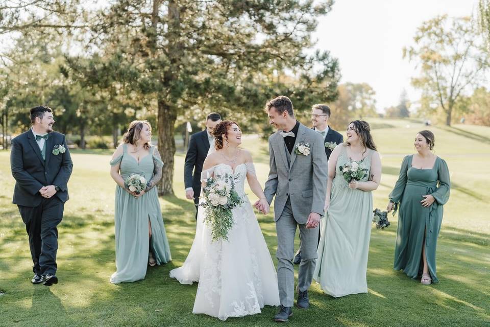 Bride and groom