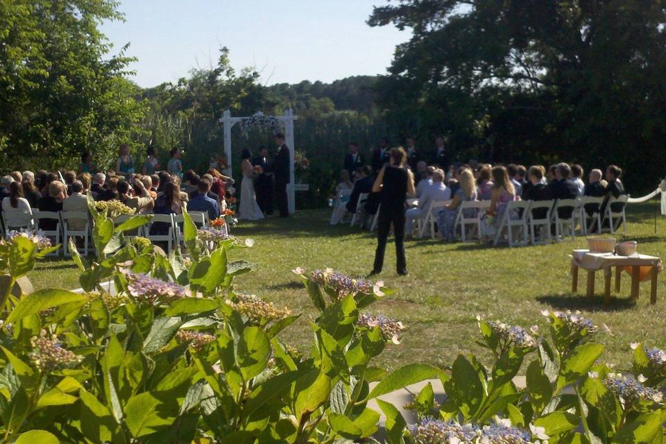 Outdoor ceremony