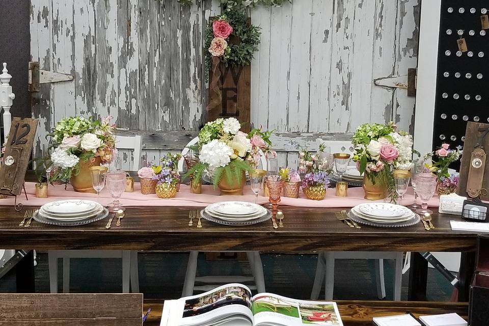 Farm Table with Barn Doors
