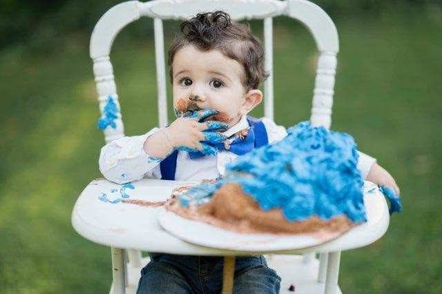 Vintage High Chair Smash Cake