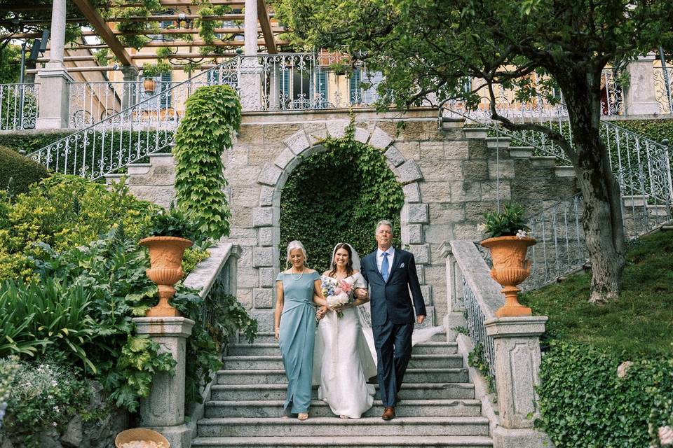 Bride before ceremony