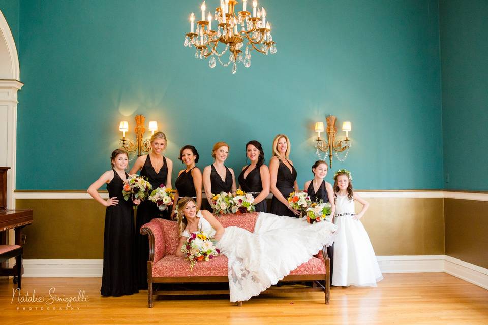 The Broadway Room bridal party