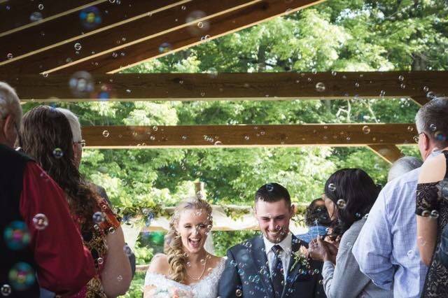 Recessional on the patio.