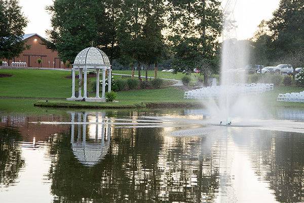 Lake at the event's place