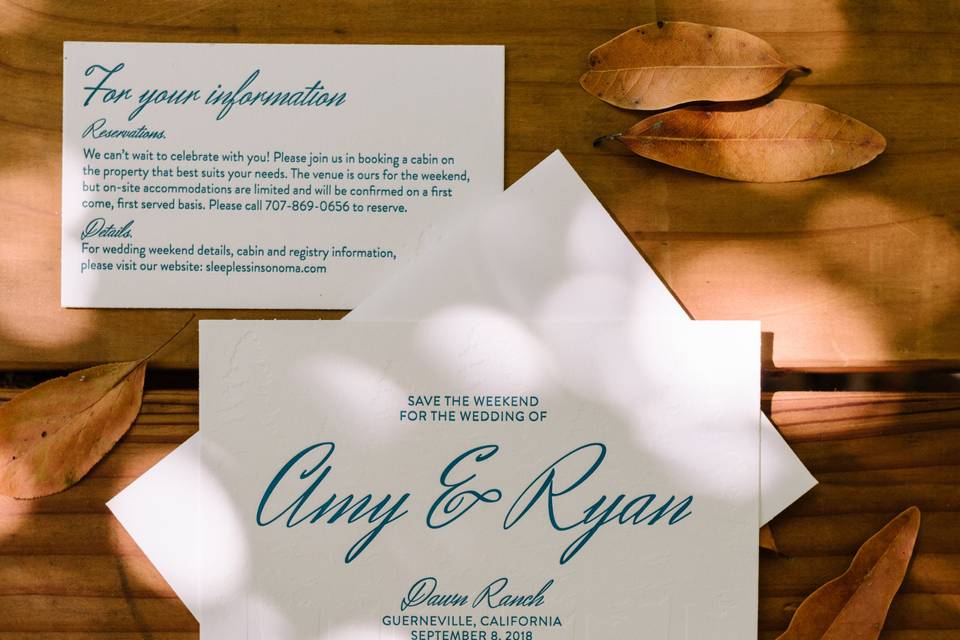 Amy + Ryan Save the Date